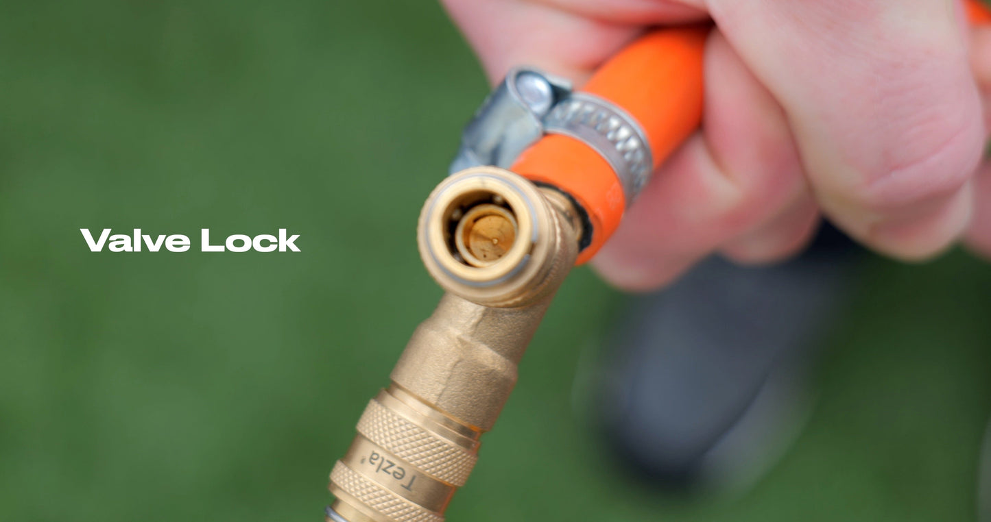 3 Way Quick Release Splitter Coupling Kit With 4 Metres 8mm I/D Gas Pipe & 6 Hose Clips