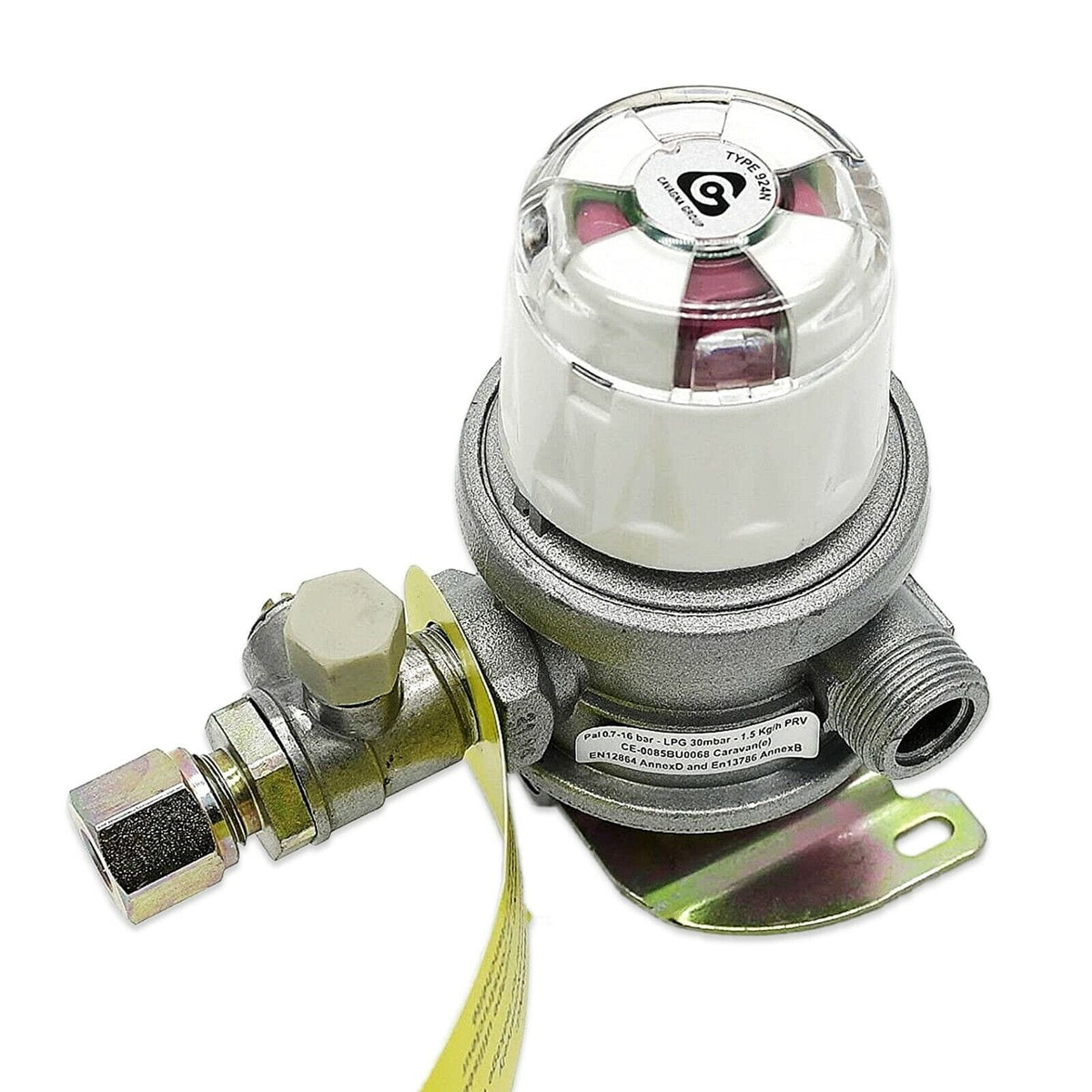 Cavagna 924N AUTOMATIC CHANGEOVER VALVE 30mb OUTPUT 8mm REGULATOR WITH 2 PROPANE HOSES