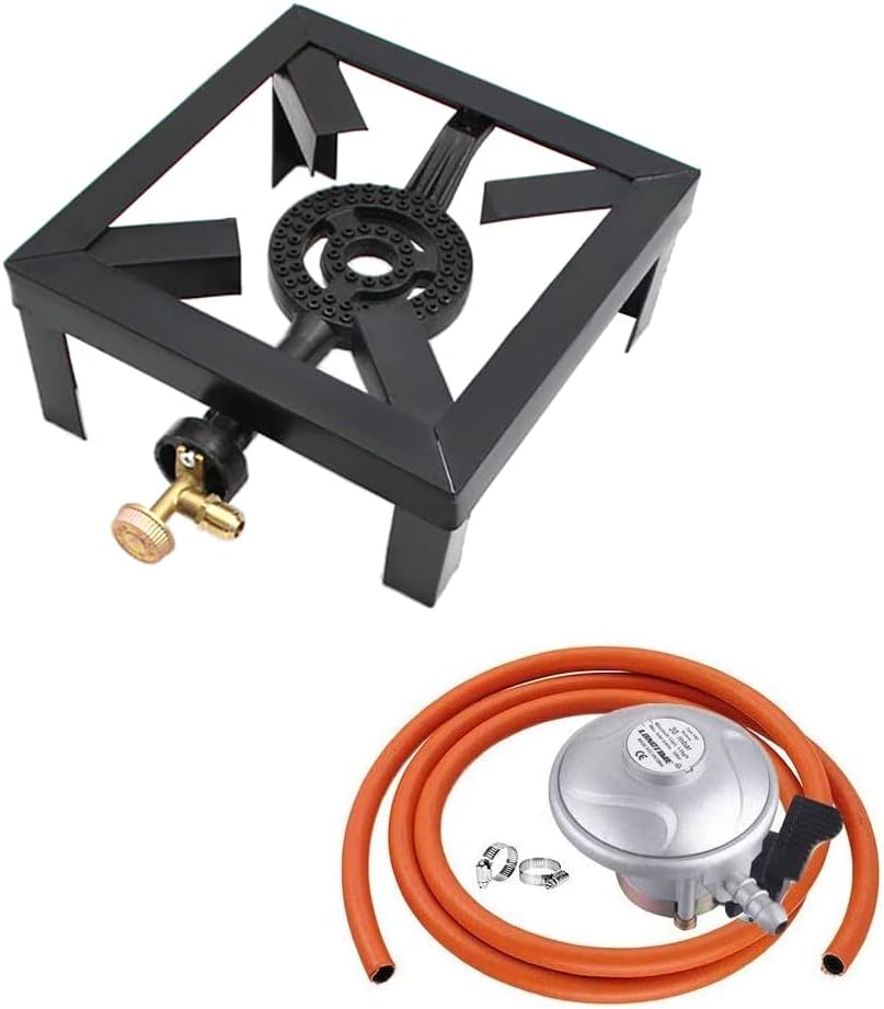 6KW Gas Boiling Ring Cast Iron Burner Large LPG Stove Outdoor