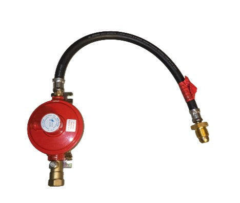 Continental Single Cylinder Propane Gas Regulator Kit POL – 37mbar 4kg/hr with 0.5m Pigtail