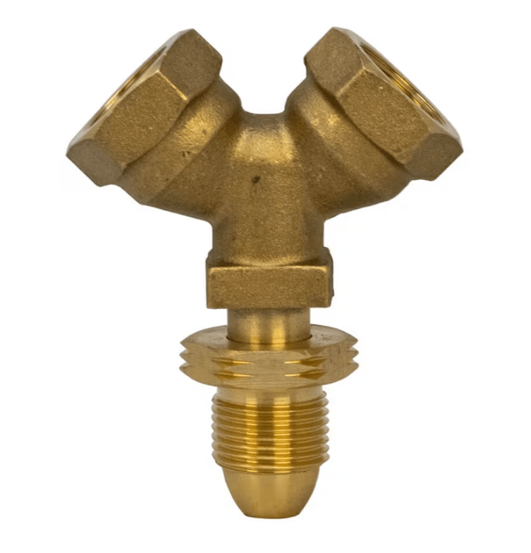 Propane Gas Cylinder Y Tee Piece - POL
