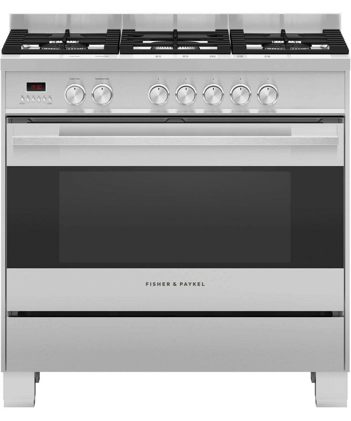Gamme Fisher Paykel OR90S de cuisinière à double cavité Conversion GPL