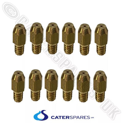 Chinese Wok Cooker Turbo Burner 12 Jet Replacement Natural Gas Jet 1.2MM x 12