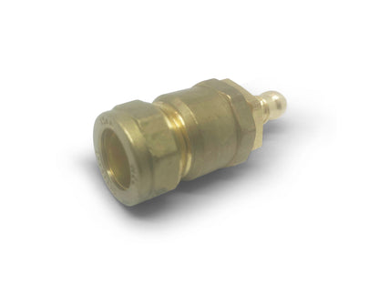 15mm Compression to 1/2" INCH BSP MALE 8mm FULHAM NOZZLE GAS HOSE