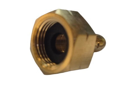 21.8mm Left Hand Thread Nut and Tail barbed fitting to Connect 8mm - 10mm Hose Pipe