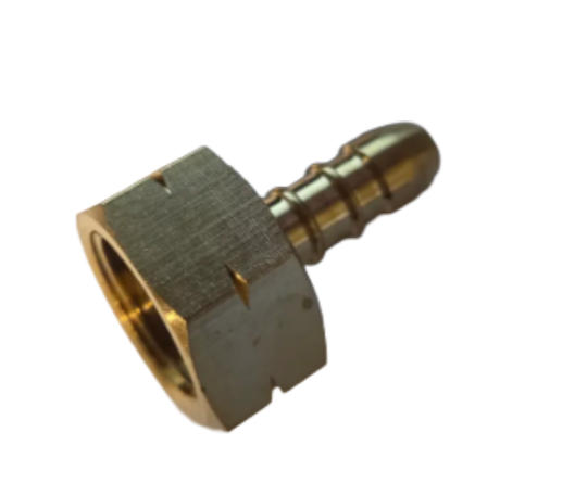21.8mm Left Hand Thread Nut and Tail barbed fitting to Connect 8mm - 10mm Hose Pipe