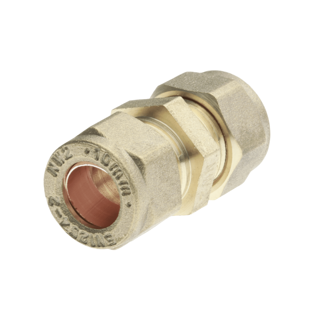 22mm compression fitting, brass coupling, and WRAS approved.