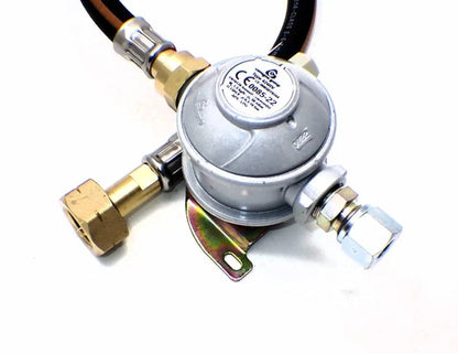 30mbar 10mm Outlet Caravan Regulator 0.5m Pigtail Kit for Calor Gas 4.5kg Blue