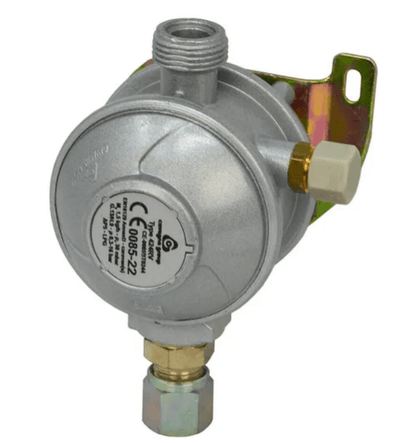 30mbar 10mm Outlet Caravan Regulator 0.5m Pigtail Kit for Calor Gas 4.5kg Blue