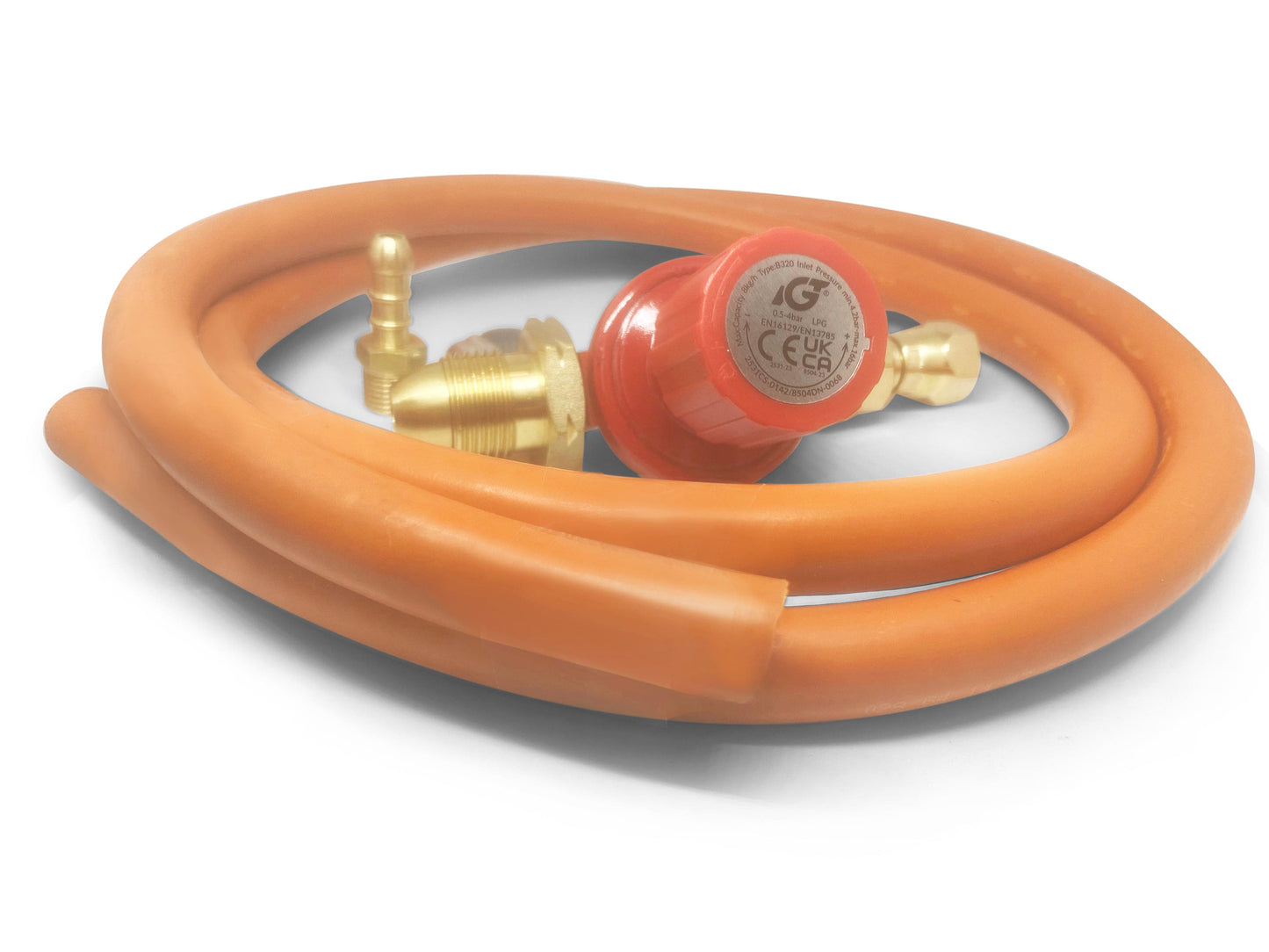 Regulador de botella de gas propano ajustable 0-4 bar GLP 2M Kit de manguera