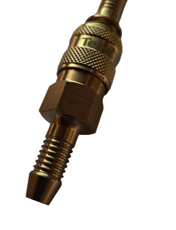 Inline Quick Release Fitting Coupling for 6.3mm Propane Butane Gas Hose