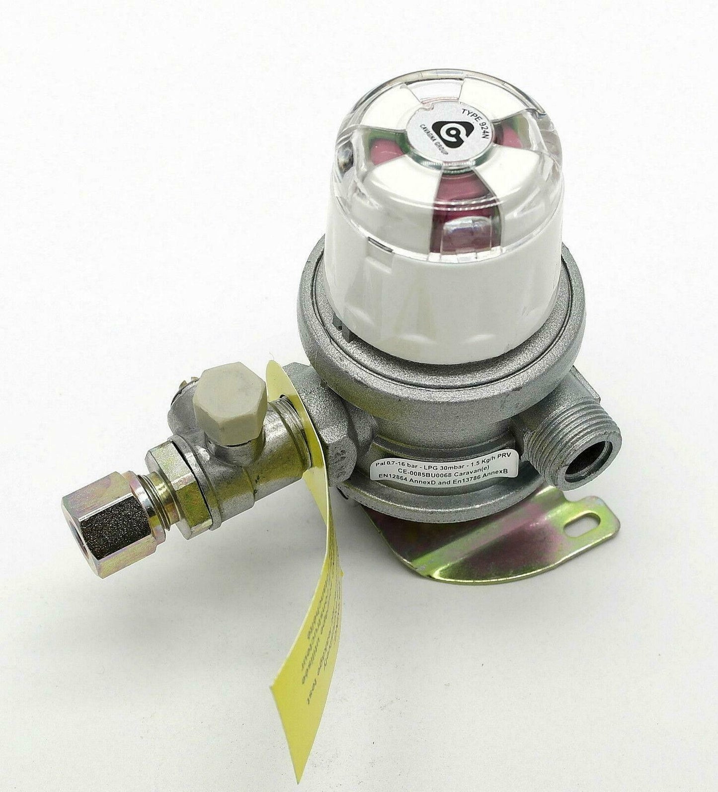 30mbar 10mm 2 Cylinder Auto Changeover Caravan and Motorhome Regulator