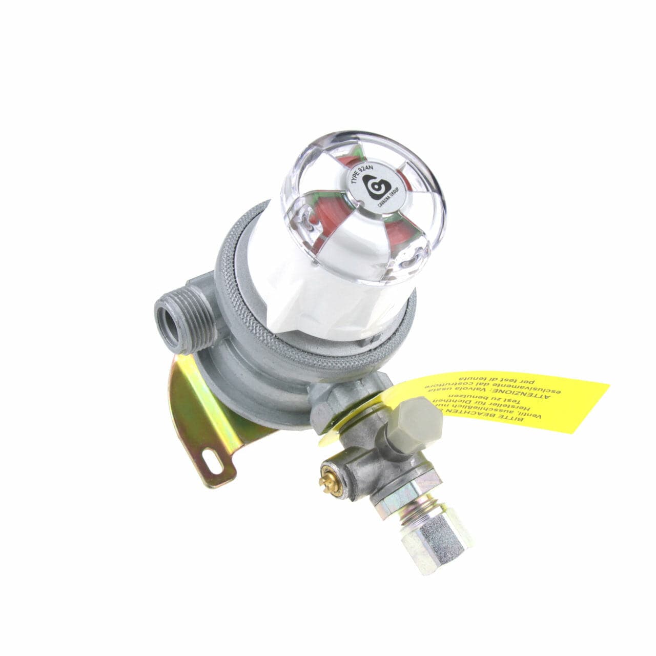 30mbar 8mm Outlet Caravan 0.75m Auto Changeover Kit With 2 Campingaz Cylinders