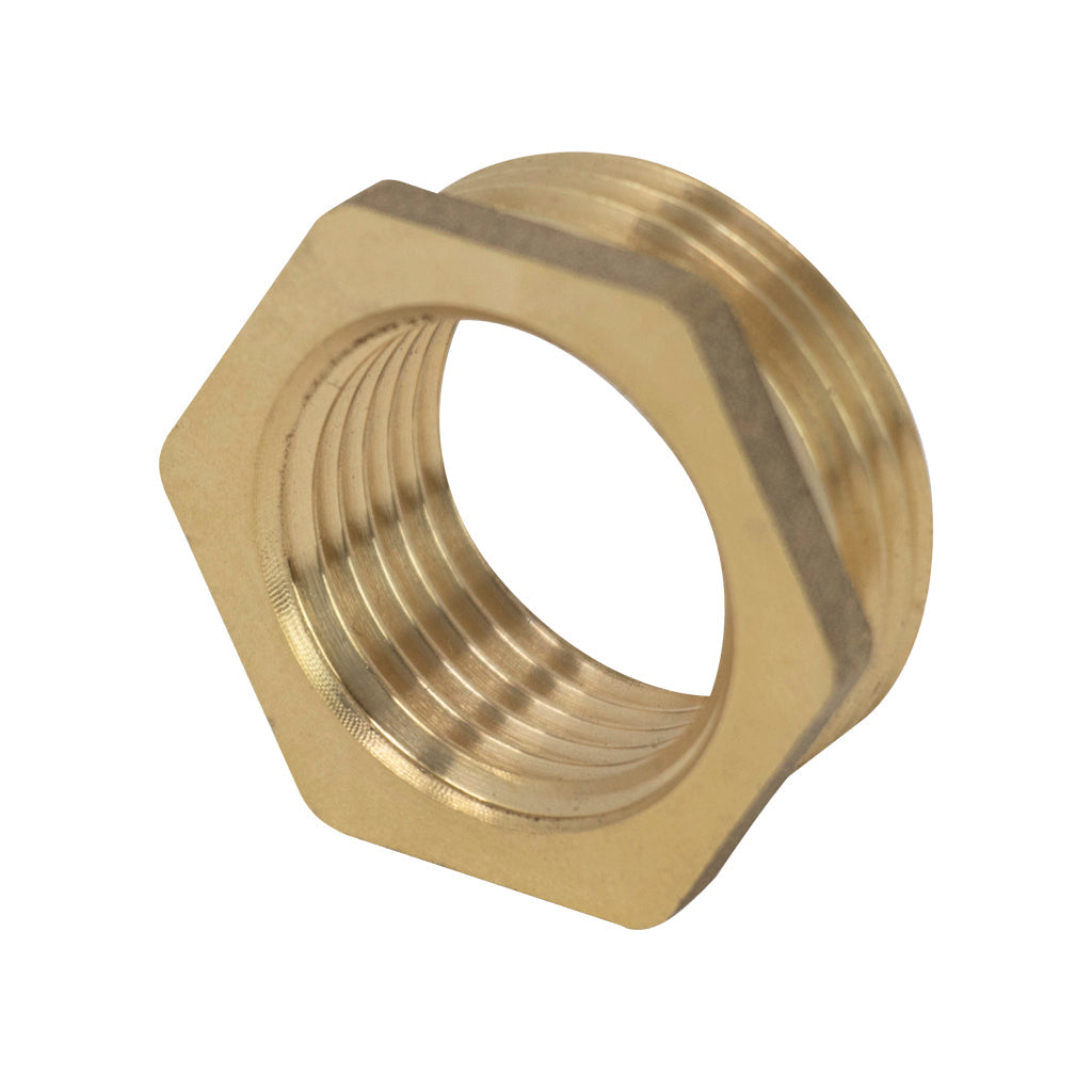 3/4" Female x 1/2" Female Brass Bush Adaptor Convertor