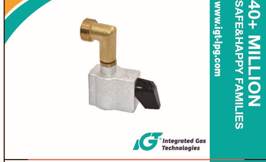 Kit adaptador de conversión de Pol de propano estándar a adaptador de gas con clip de 27 mm 