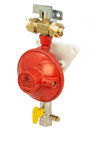 Cavanga 2 Cylinder Manual Changeover LPG Propane Gas Regulator (no pigtails included)