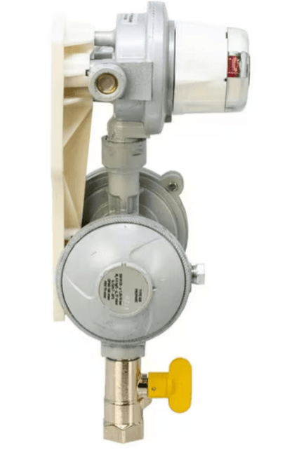 Cavagna Reca Automatic Changeover LPG Regulator with Galv. Pigtails & OPSO