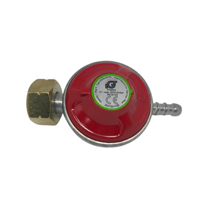 iGT Low Pressure Propane Gas Regulator 37mbar 1.5kg/hr Butane Nut x 8mm