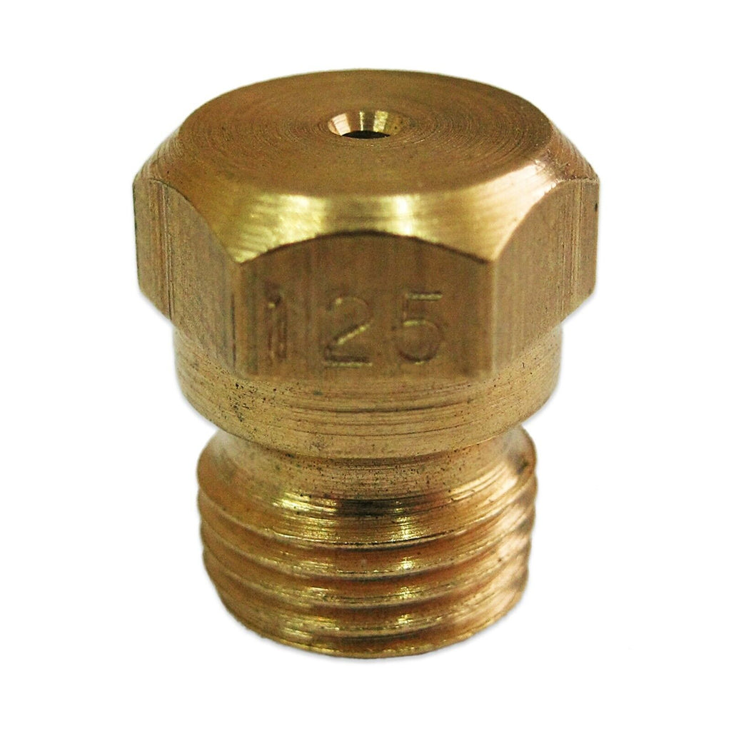 M8 x 0.75 GAS INJECTOR NOZZLE JET ORIFICE SIZE 1.25MM LPG NATURAL GAS