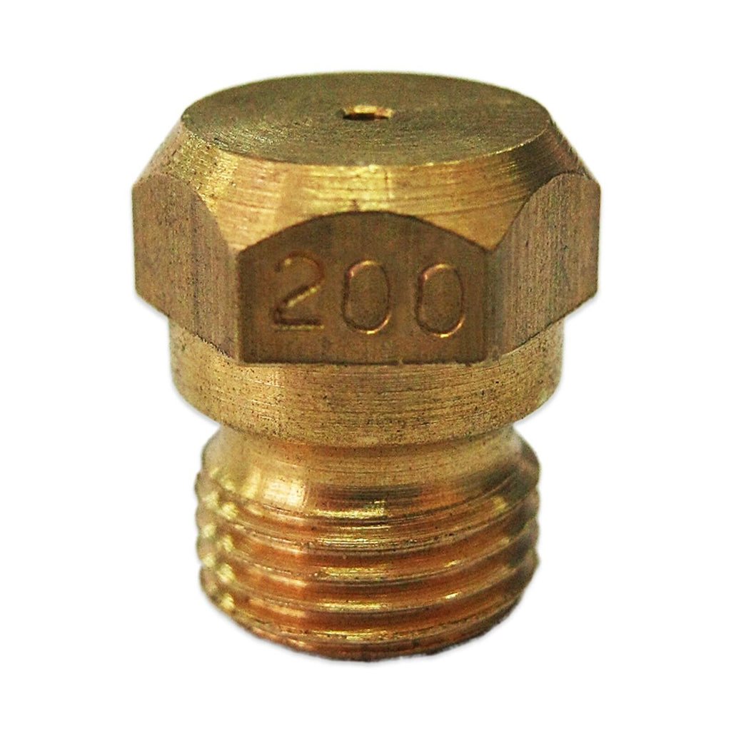 M8 x 0.75 GAS INJECTOR NOZZLE JET ORIFICE SIZE 2.00MM LPG NATURAL GAS