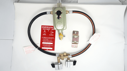 RF6030 Automatic Changeover Gas Regulator Kit with OPSO ROI and 27mm Gas Cylinder Adaptors