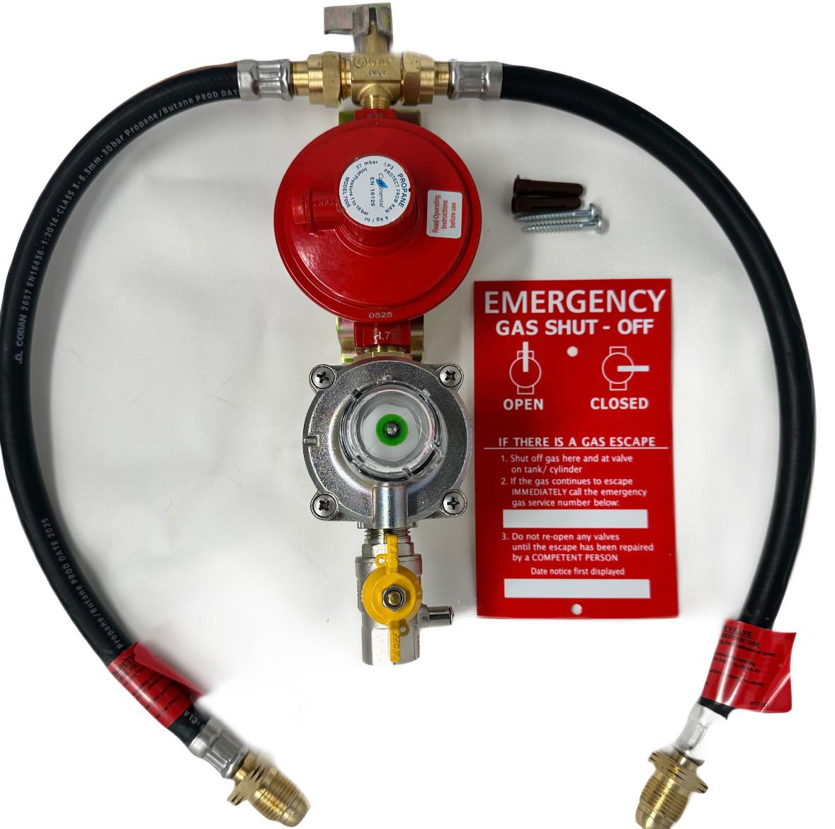 OPSO LPG Manual Changeover Gas Regulator Kit - UK POL