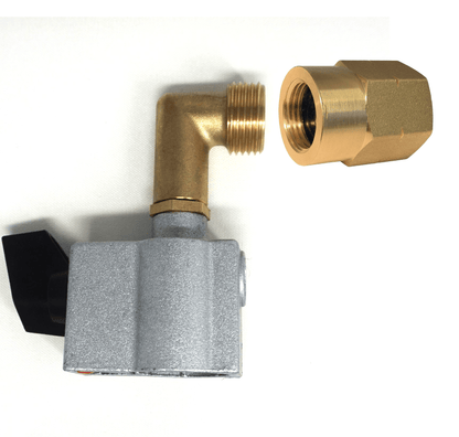 Kit adaptador de conversión de Pol de propano estándar a adaptador de gas con clip de 27 mm 