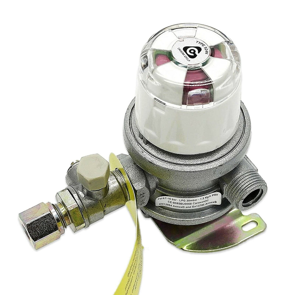 Cavagna 30mb Auto Changeover Valve With 8mm Regulator & 2 Propane Hoses – UK Made