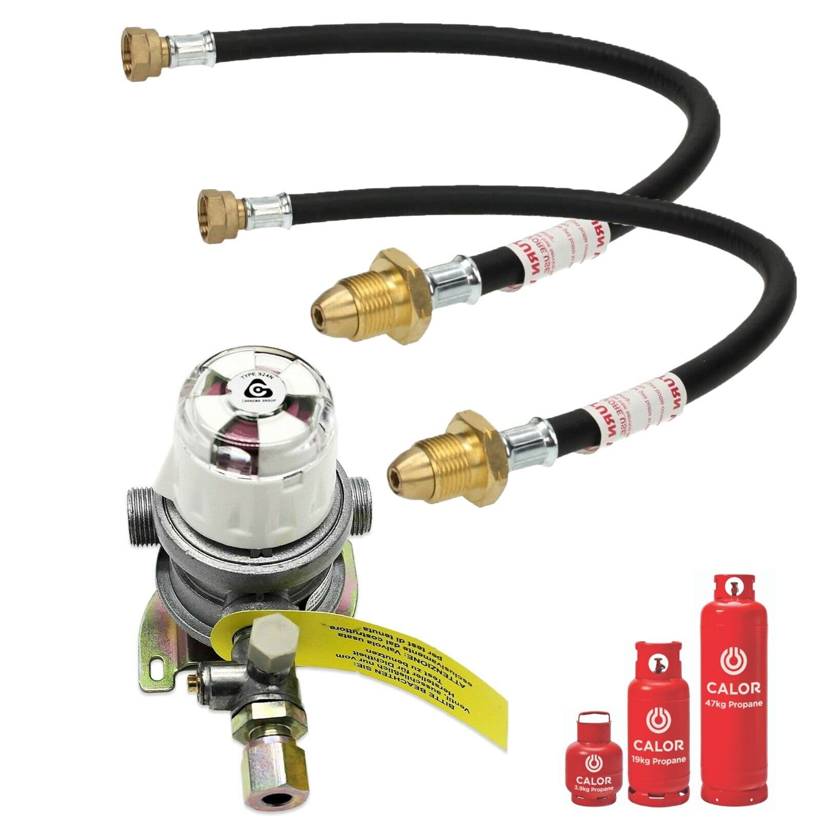 Cavagna 30mb Automatic Changeover Gas Regulator For Caravan / Motorhome – 8mm