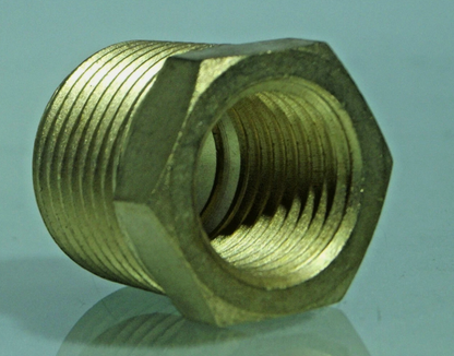 1/4" BSP Male to 1/8" BSP Female Brass Bush Adaptor for Air Water Gas etc