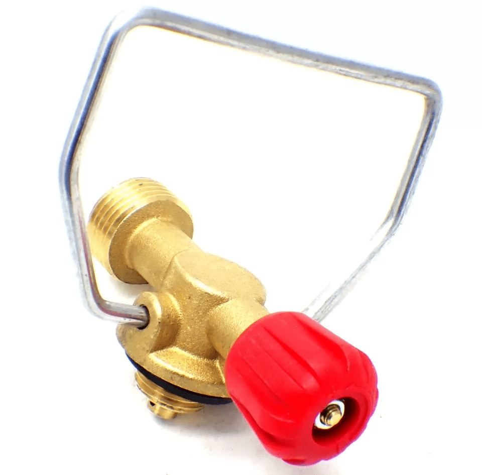 Conversion Adaptor Kit from standard propane Pol to a Campingaz 907 Cylinder (Handle Included)