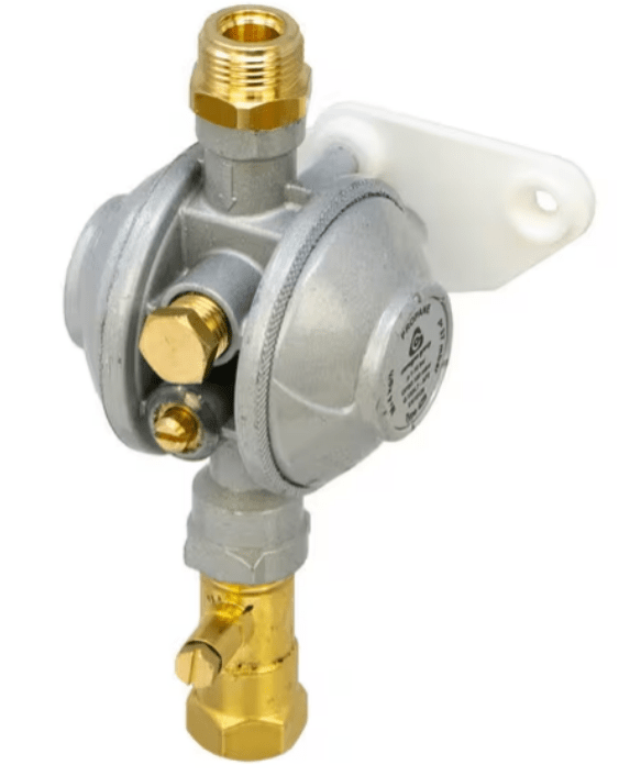 Cavagna LPG Single Cylinder Regulator Kit with Galv. Braided Pigtail & OPSO
