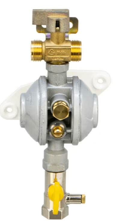 Cavagna LPG Manual Changeover Gas Regulator Kit with OPSO - UK POL