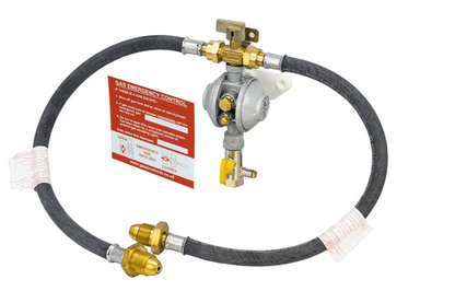Cavagna LPG Manual Changeover Gas Regulator Kit with OPSO - UK POL