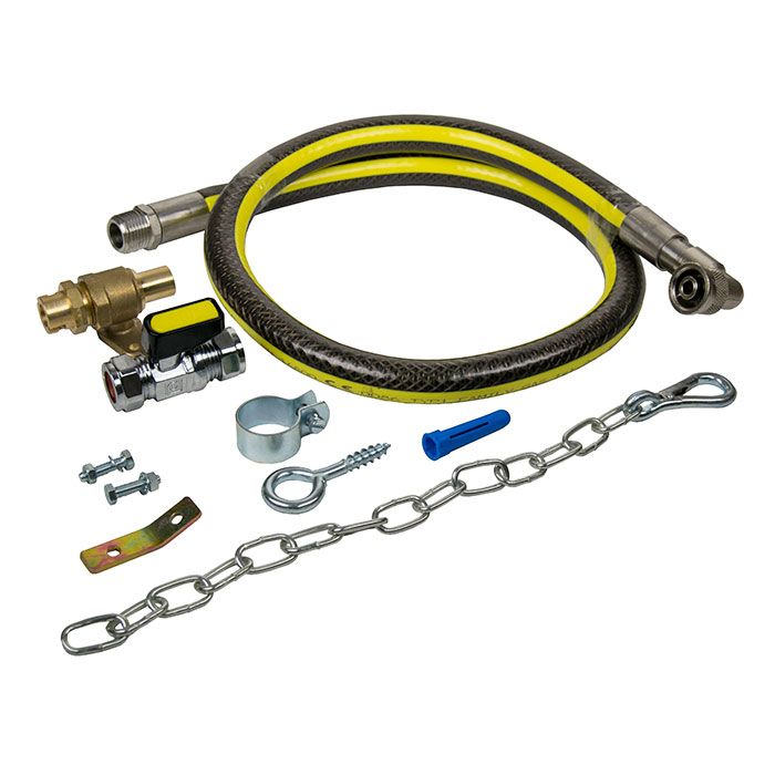 Micropoint 1.25m Gas Cooker Installation LPG & Natural Gas Kit (15mm x 15mm)