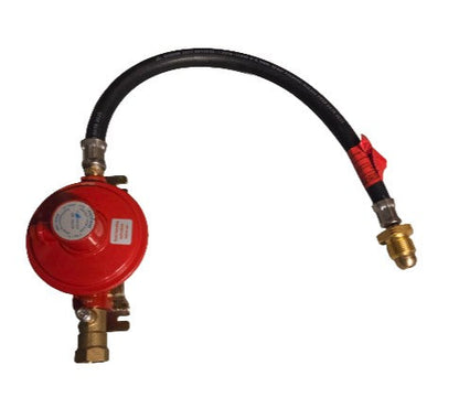 Continental Single Cylinder Propane Gas Regulator Kit POL – 37mbar 4kg/hr with 0.5m Pigtail