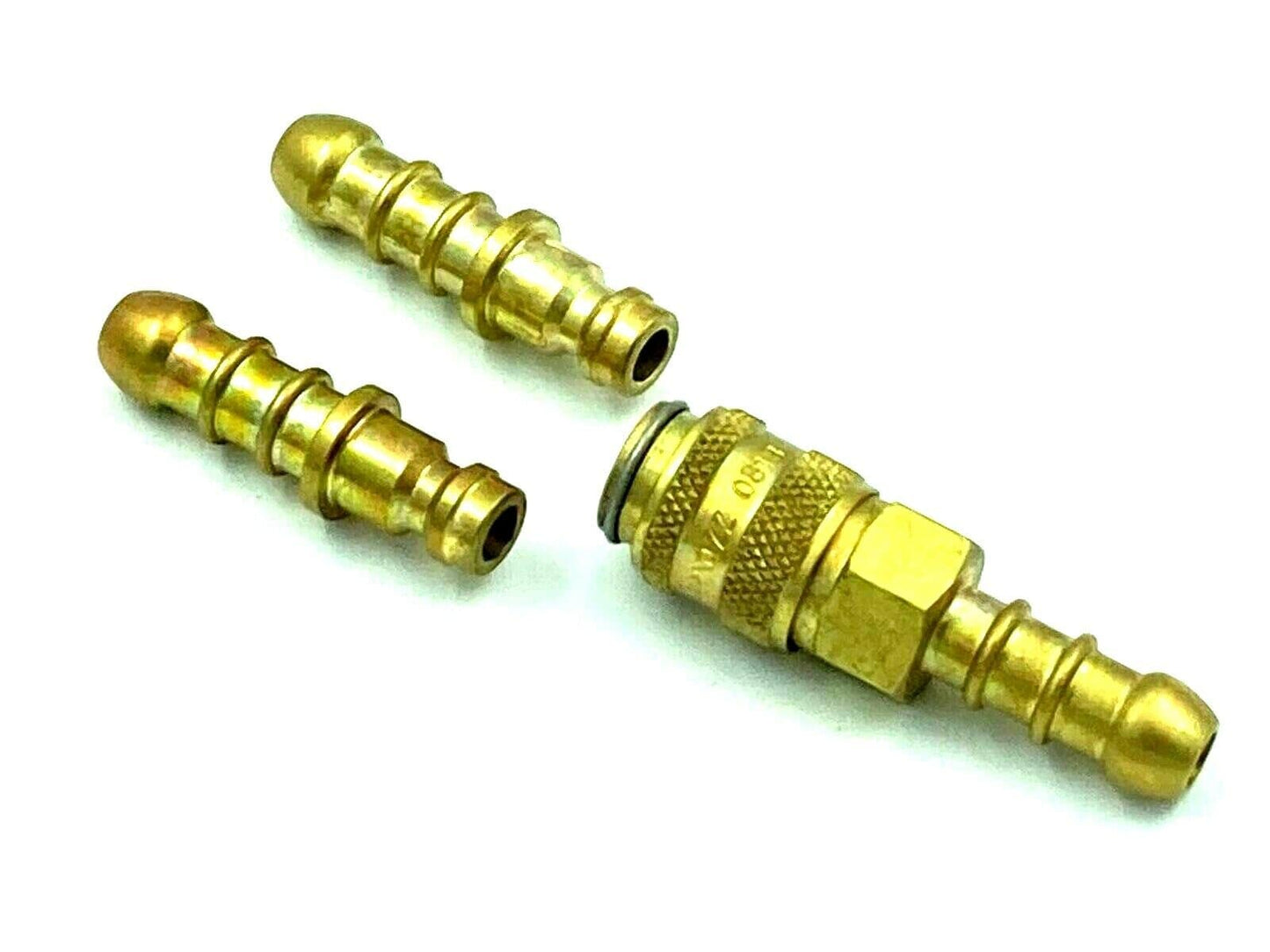 Tezla Gas Valves Fittings and Hoses LPG Brass Quick Release Coupling Connector 1 Extra Nozzle For 8mm Inner Dia Hose