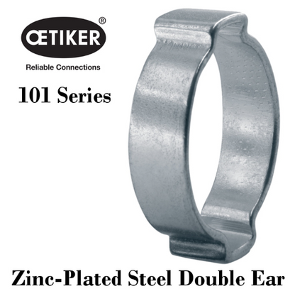 Oetiker 10100022 Double Ear Crimp Clips 14-17mm for 8mm LPG Gas Hose