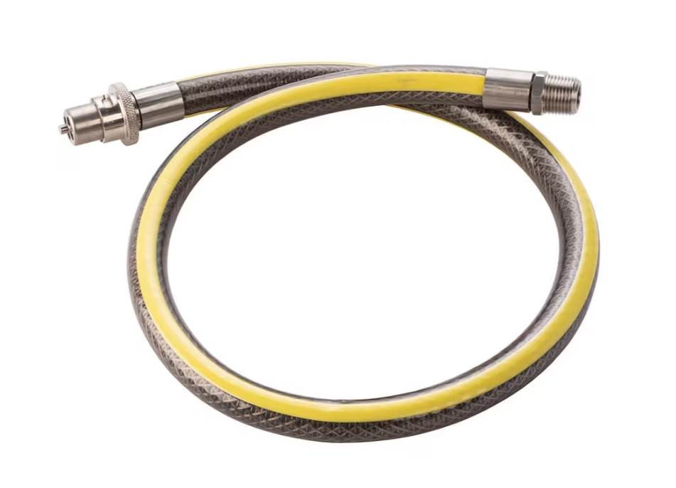 1 Metre Straight Bayonet Swivel Head Gas Cooker Hose GFS 1/2" x 1000mm