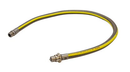 1 Metre Straight Bayonet Swivel Head Gas Cooker Hose GFS 1/2" x 1000mm