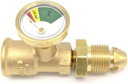 HI-LO PRESSURE GAUGE LEVEL INDICATOR PROPANE LPG GAS BOTTLE CYLINDER POL ADAPTOR
