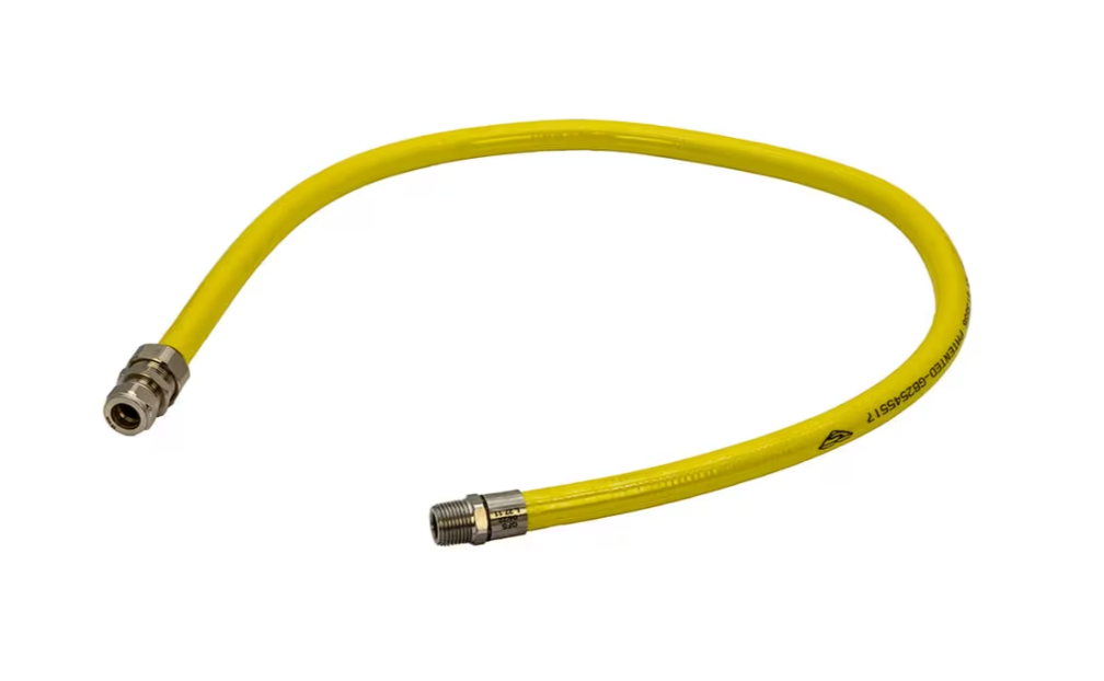 GFS Hobline 1 Metre Gas Hob Hose 1/2"BSP MT x 1000mm