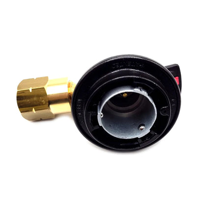 35mm JUMBO Clip On Type Adapter For Propane Butane Gas Bottles Cylinders With POL Fitting