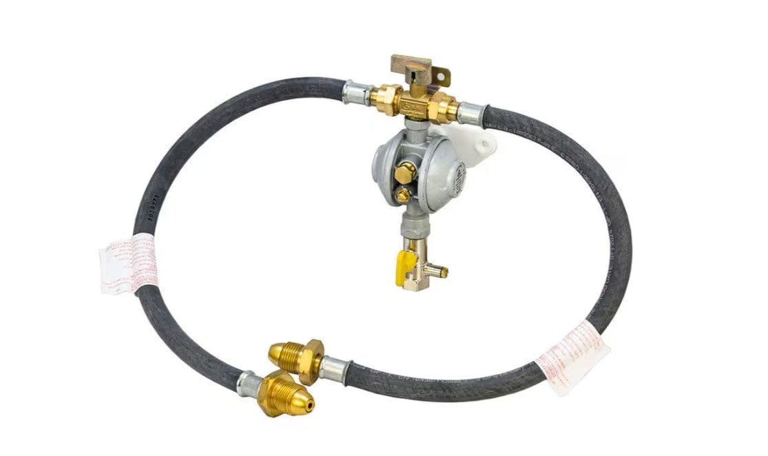 Twin Reca LPG Manual Changeover Gas Regulator Kit with OPSO - UK POL