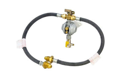 Twin Reca LPG Manual Changeover Gas Regulator Kit with OPSO - UK POL