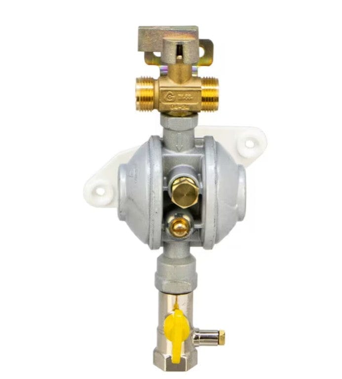 Twin Reca LPG Manual Changeover Gas Regulator Kit with OPSO - UK POL