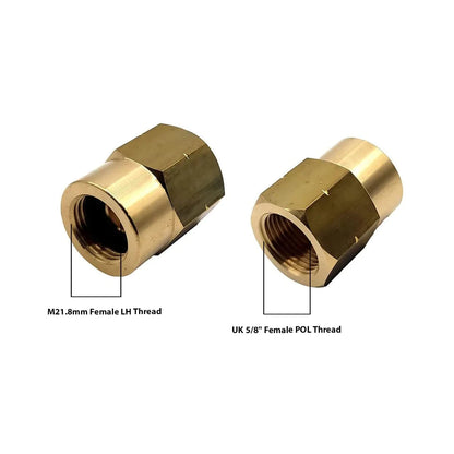 35mm JUMBO Clip On Type Adapter For Propane Butane Gas Bottles Cylinders With POL Fitting