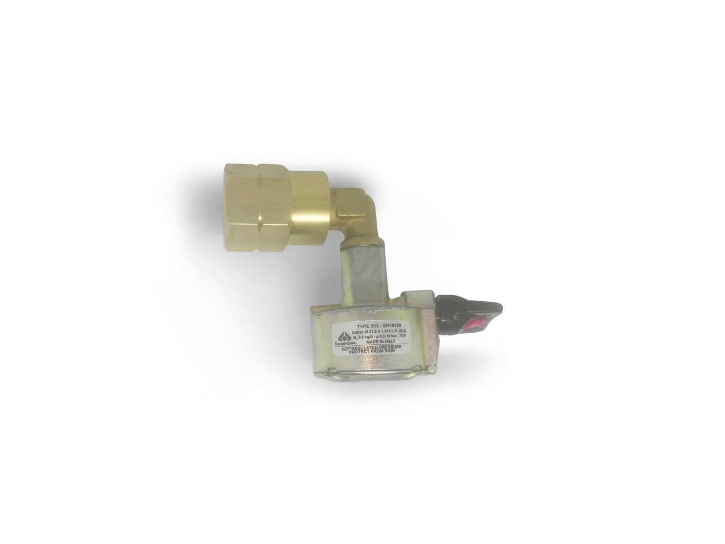Kit adaptador de conversión de Pol de propano estándar a cilindro de patio verde de 27 mm