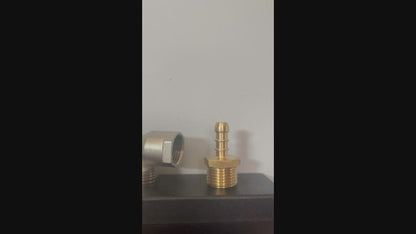 1/2" Bspt Male Fitting to Lpg Fulham Nozzle to 8mm I/D Hose