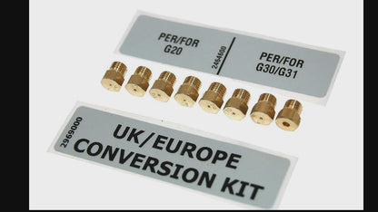 Kit de conversión de chorro de gas LPG universal para cocina Electrolux Zanussi